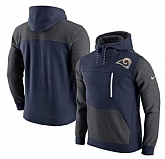 Men's Los Angeles Rams Nike AV15 Fleece Pullover Hoodie Navy FengYun,baseball caps,new era cap wholesale,wholesale hats